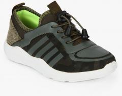 Lee Cooper Olive Synthetic Regular Sneakers boys