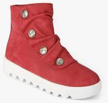 Lee Cooper Red Ankle Length Boots women
