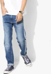 Levis Blue Regular Fit Mid Rise Clean Look Stretchable Jeans 511 men