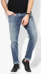 Levis Men Blue Slim Tapered Fit Mid Rise Clean Look Stretchable Jeans 512 men