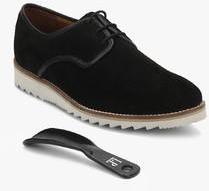 Louis Philippe Black Lifestyle Shoes men