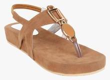 Lovely Chick Brown Sandals women
