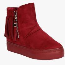 Lovely Chick Red Boots women