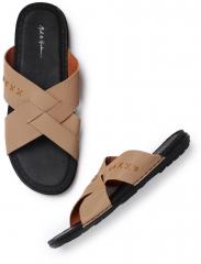 Mast & Harbour Beige Comfort Sandals men