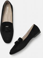 Mast & Harbour Black Suede Loafers women