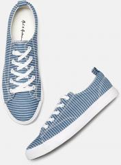 Mast & Harbour Blue Regular Textile Sneakers women