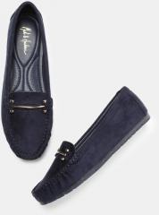 Mast & Harbour Navy Blue Loafers Lifestyle Shoes women