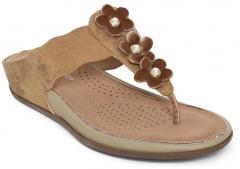 Melange by Lifestyle Women Brown Comfort Sandals