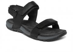 Merrell Black TERRANT Leather Sandals men