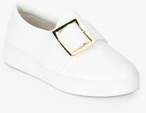 Mft Couture White Buckled Casual Sneakers women