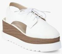 Mft Couture White Derby Lifestyle Shoes women