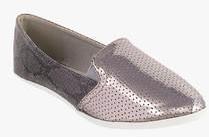 Mochi Charcoal Grey Belly Shoes women