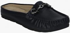 Mode By Red Tape Black Synthetic Regular Loafers women