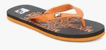 Mtv Orange Flip Flops men