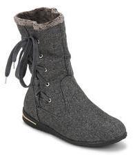 My Foot Ankle Length Grey Boots women