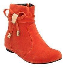 Nell Ankle Length Orange Boots women