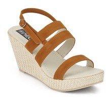 Nell Brown Wedges women