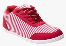 Nell Red Sporty Sneakers women
