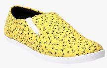 Nell Yellow Casual Sneakers women
