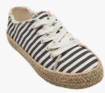 Next Black Rope Wrap Lace Sneakers girls