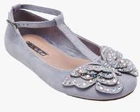 Next Grey Embellished Butterfly Shoes girls