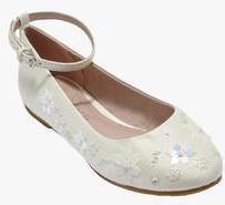 Next Ivory Flower Bridesmaid Shoes girls