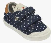 Next Navy Blue Touch Fastening Trainers Sneakers girls