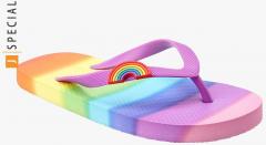 Next Purple Synthetic Thong Flip Flops girls