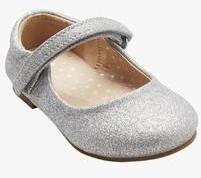 Next Silver Mary Jane Belly Shoes girls