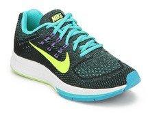 Nike Air Zoom Structure 18 Black Running Shoes women
