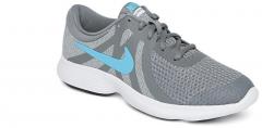 Nike Boys Grey REVOLUTION 4 Running Shoes