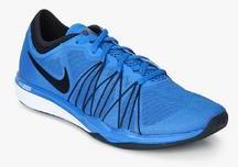 Nike Dual Fusion Tr Hit Blue Training Shoes women