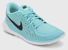 Nike Free 5.0 Blue Running Shoes women