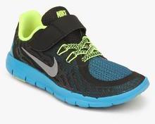 Nike Free 5 Black Running Shoes boys
