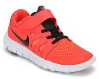 Nike Free 5 Red Running Shoes boys
