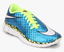 Nike Free Hypervenom Blue Running Shoes boys