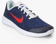 Nike Free Rn 2017 Navy Blue Running Shoes boys