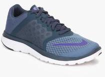 Nike Fs Lite Run 3 Navy Blue Running Shoes women