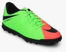 Nike Jr Hypervenomx Phade Iii Tf Green Football Shoes girls