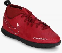 Nike Jr Phantom Vsn Club Df Tf Red Football Shoes boys