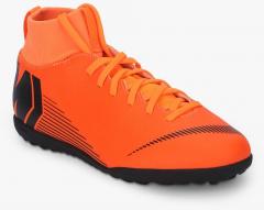 Nike Jr Superflyx 6 Club Tf Orange Football Shoes girls