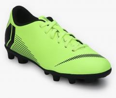 Nike Jr Vapor 12 Club Gs Fg/Mg Fluorescent Green Football Shoes girls