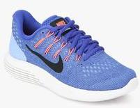 Nike Lunarglide 8 Blue Running Shoes women