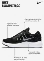 Nike Lunarstelos Black Running Shoes men