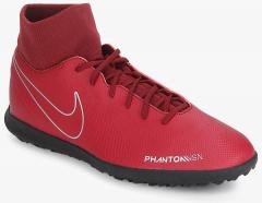 Nike Phantom Vsn Club Df Tf Maroon Football Shoes women
