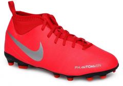 Nike Red Phantom Vsn Club Df Fg/Mg Football Shoes girls