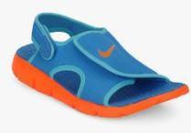 Nike Sunray Adjust 4 Blue Floaters boys