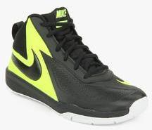 Nike Team Hustle D 7 Black Basketball Shoes boys