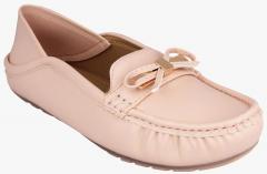 Pelle Albero Pink Synthetic Regular Loafers women