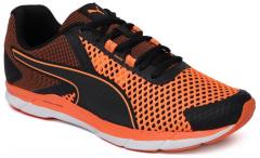 Puma Black & Orange Propel 2 Running Shoes men